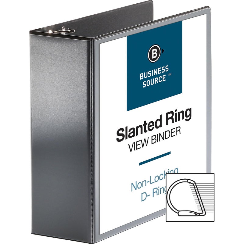 Business Source Basic D-Ring View Binders - Image 2
